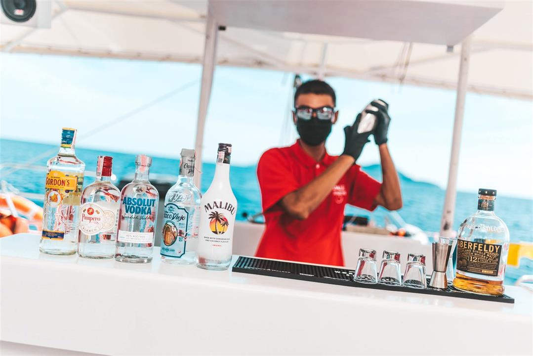 Gallery image for Racha & Coral + Promthep cape By Sailing Catamaran. (Smile Rainbow)