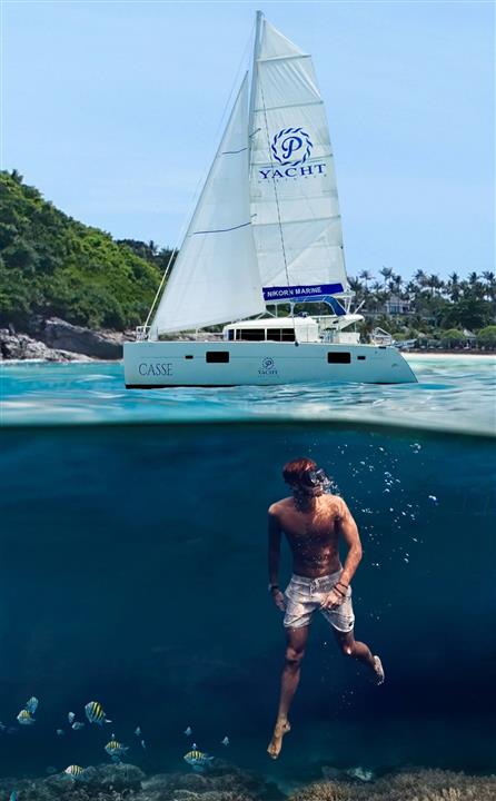 Gallery image for Coral Island + Sunset By Sailing Catamaran (Half Day Trip)